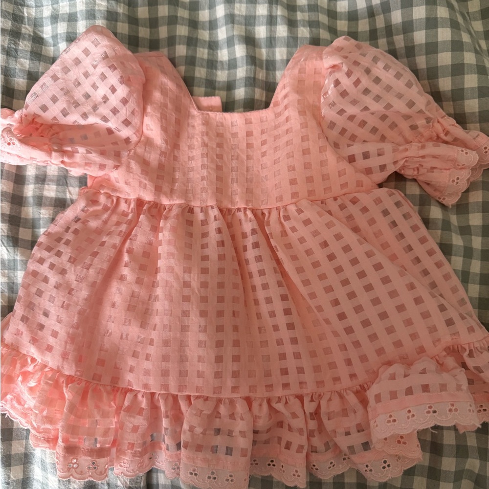 Wonder Nation Peach Baby Dress